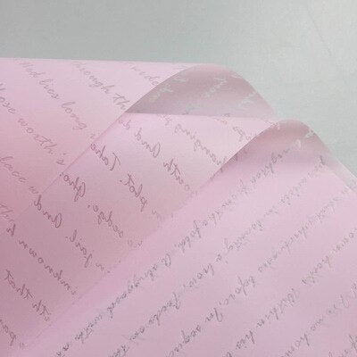 letter printed wrapping paper, view 10 - MRSLM