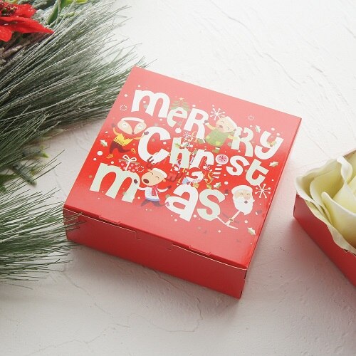 Merry Christmas kraft gift boxes, view 4 - MRSLM