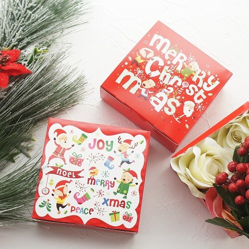 Merry Christmas kraft gift boxes, view 5 - MRSLM