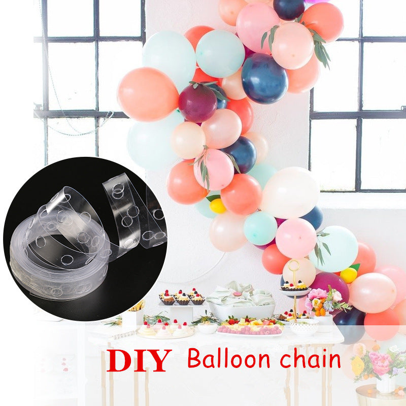 Clear Balloon Decor Strip for Arch Garland