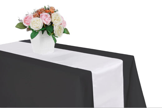satin table runner, view 2 - MRSLM