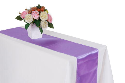 satin table runner, view 4 - MRSLM