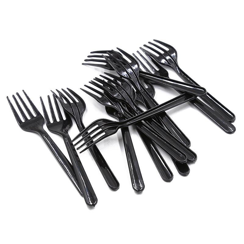 disposable plastic forks set, view 6 - MRSLM
