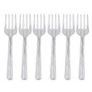 disposable plastic forks set, view 2 - MRSLM