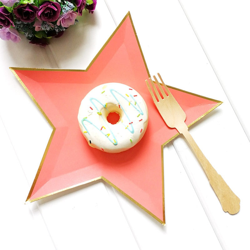 star shaped paper plates, view 15 - MRSLM