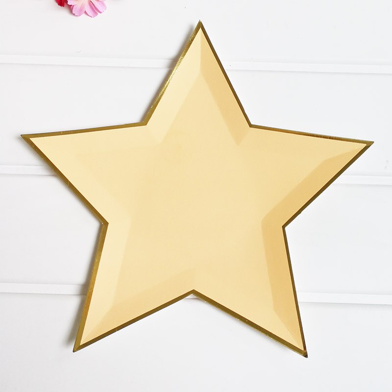 star shaped paper plates, view 4 - MRSLM