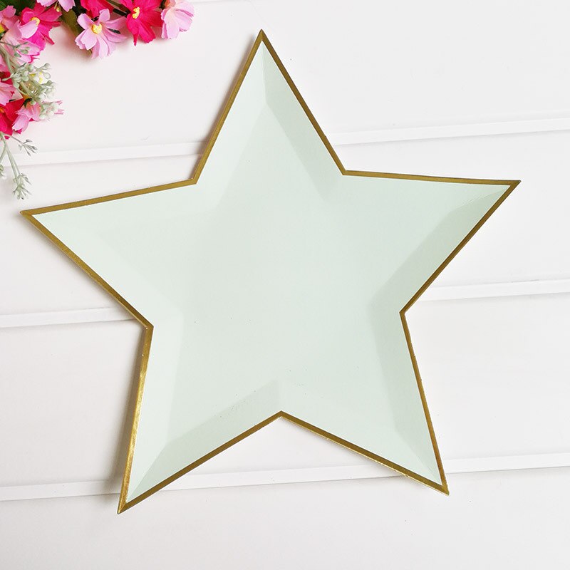 star shaped paper plates, view 6 - MRSLM