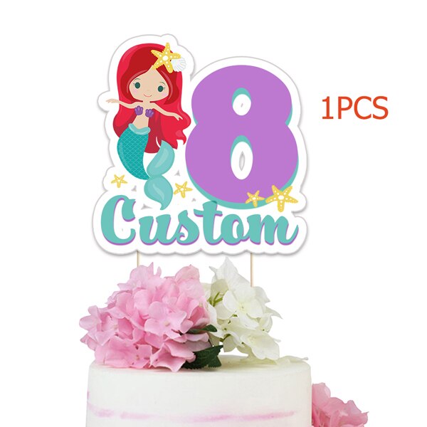 mermaid tail table centerpiece, view 6 - MRSLM