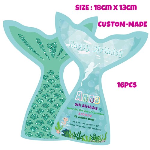mermaid tail table centerpiece, view 9 - MRSLM