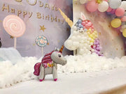 3D rainbow unicorn balloon, view 7 - MRSLM
