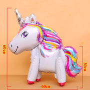 3D rainbow unicorn balloon, view 10 - MRSLM