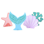 mermaid tail table centerpiece, view 16 - MRSLM