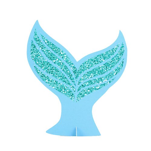 Shiny Mermaid Tail Table Centerpiece