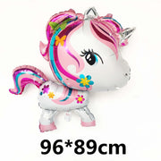3D rainbow unicorn balloon, view 3 - MRSLM