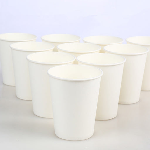 white disposable paper cups - MRSLM