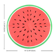 Watermelon shaped paper plates, view 3 - MRSLM