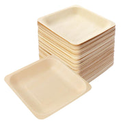 square disposable wooden plates - MRSLM
