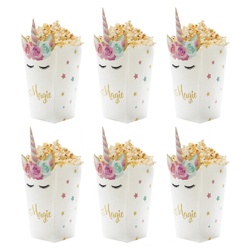 unicorn popcorn bags - MRSLM