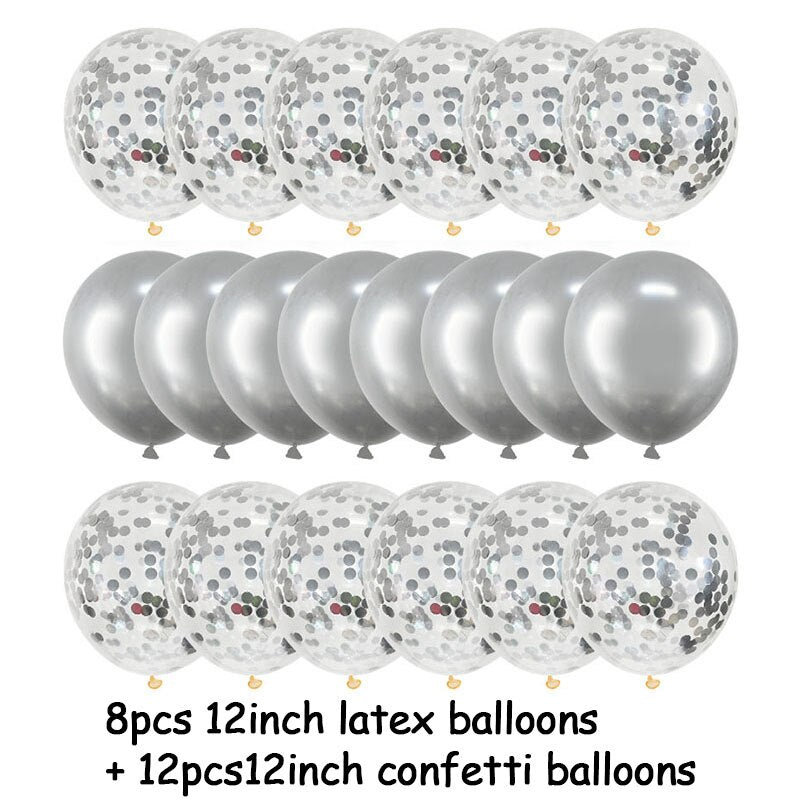 Confetti party balloons, view 26 - MRSLM
