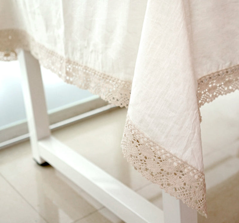 linen cotton tablecloth, view 3 - MRSLM