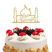 eid mubarak mosque cake topper, view 2 - MRSLM