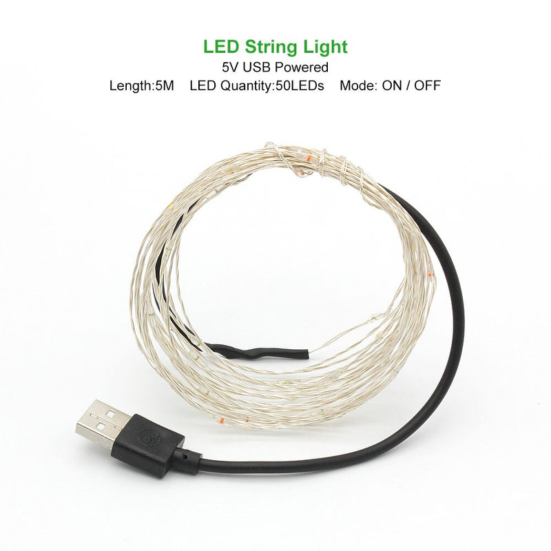 Waterproof LED Christmas garland, view 3 - MRSLM