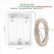 Waterproof LED Christmas garland, view 5 - MRSLM