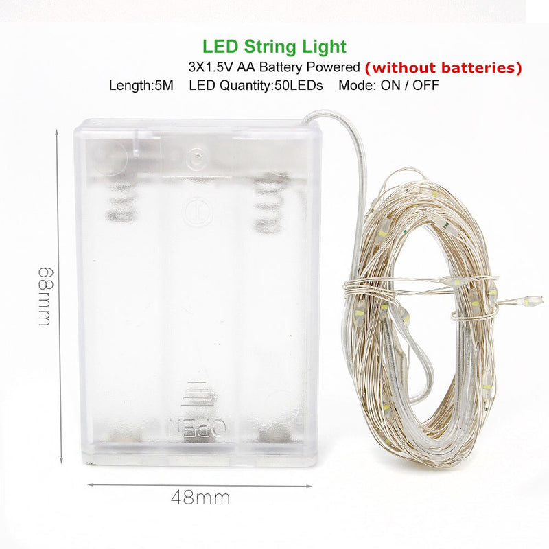 Waterproof LED Christmas garland, view 5 - MRSLM