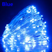 copper wire LED string lights, view 18 - MRSLM