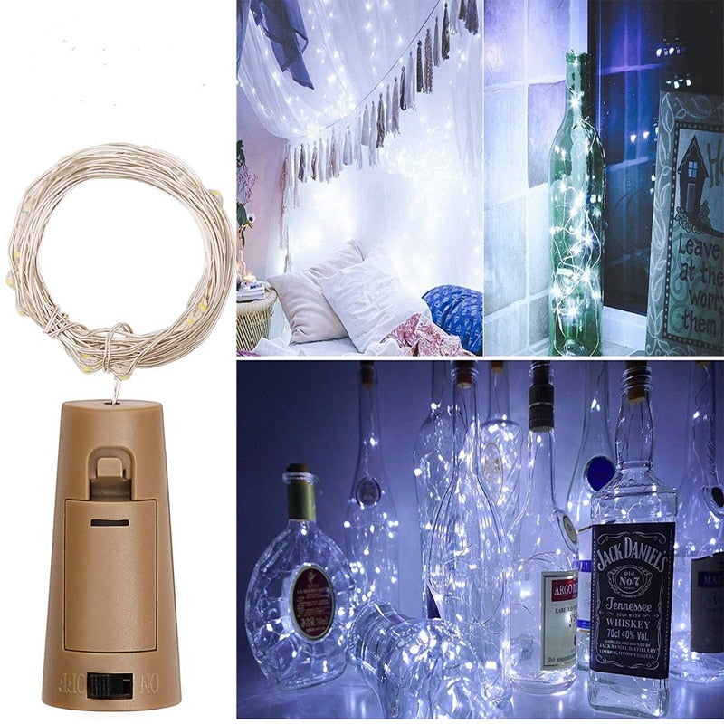 LED string for wine bottle decoration, view 3 - MRSLM
