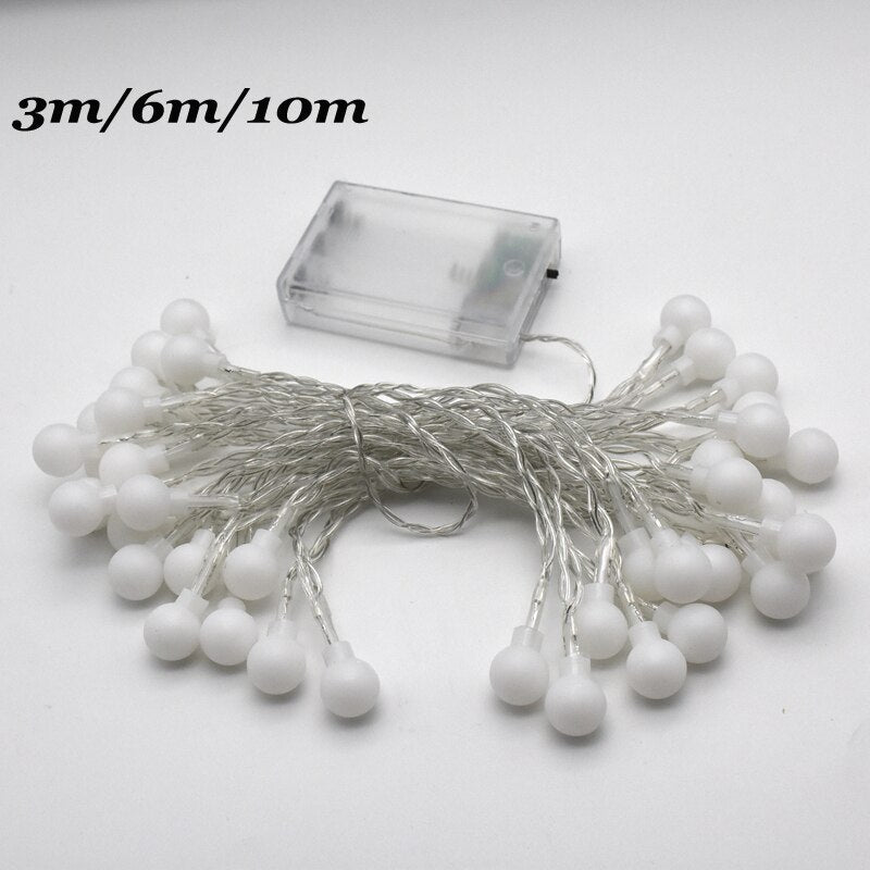 Waterproof LED Ball String Lights