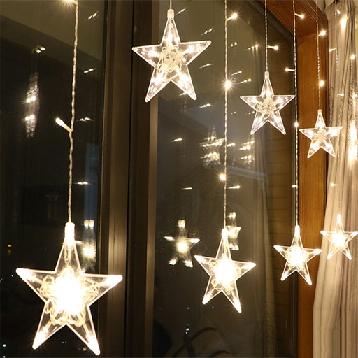 led string with star pendants - MRSLM