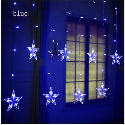 led string with star pendants, view 4 - MRSLM
