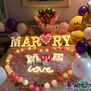 LED letter night light, view 5 - MRSLM
