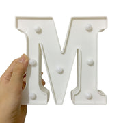 LED letter night light, view 2 - MRSLM