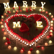 LED letter night light, view 3 - MRSLM
