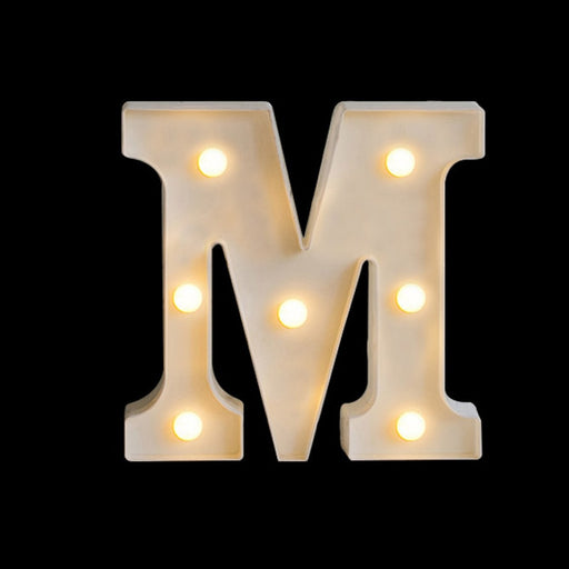LED letter night light - MRSLM