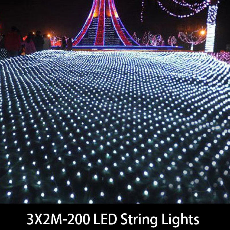 led christmas net lights, view 2 - MRSLM