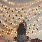 led string lights with photo clips - MRSLM