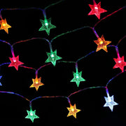 star shaped LED string lights, view 7 - MRSLM