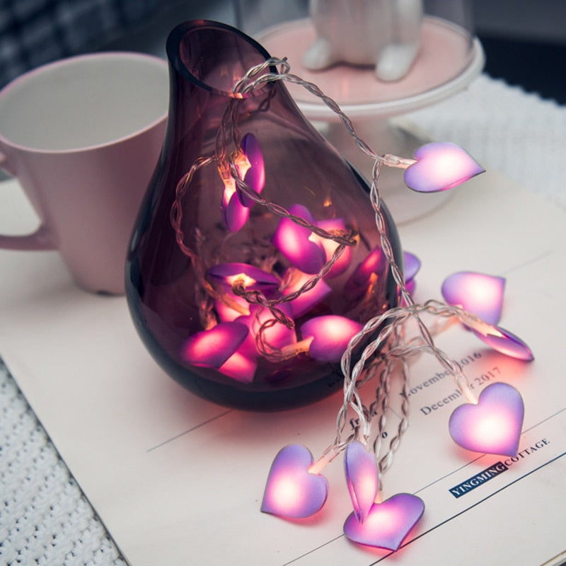 heart shaped LED string light - MRSLM