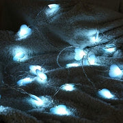 heart shaped LED string light, view 4 - MRSLM