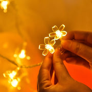 cherry blossom LED string lights, view 11 - MRSLM
