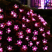 cherry blossom LED string lights, view 9 - MRSLM