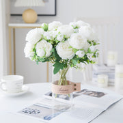 artificial peony flower branch - MRSLM