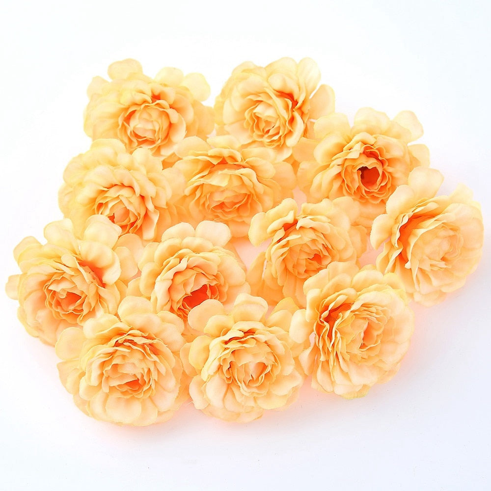 Small Artificial Flowers for Party 10 Pcs Set