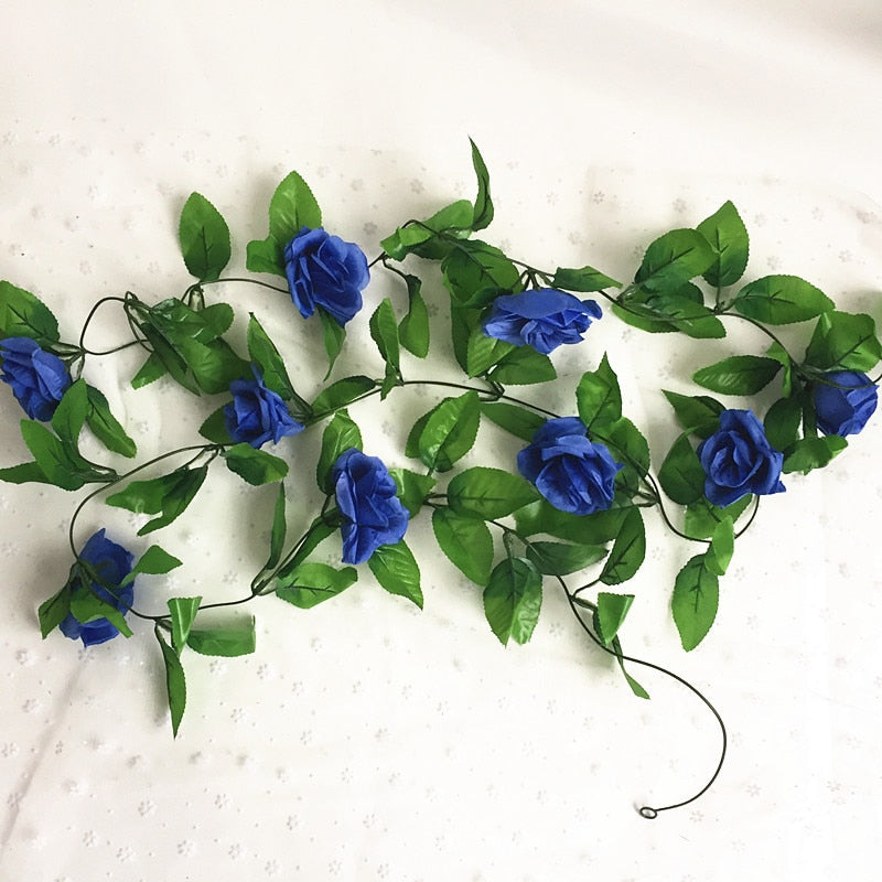 Silk roses garland, view 19 - MRSLM