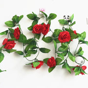 Silk roses garland, view 21 - MRSLM
