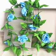 Silk roses garland, view 5 - MRSLM