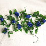 Silk roses garland, view 6 - MRSLM
